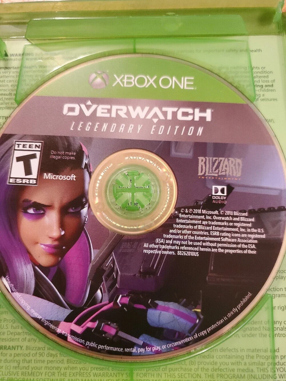 Overwatch - Legendary Edition - Xbox One - CIB Complete in Box with Code Sheet